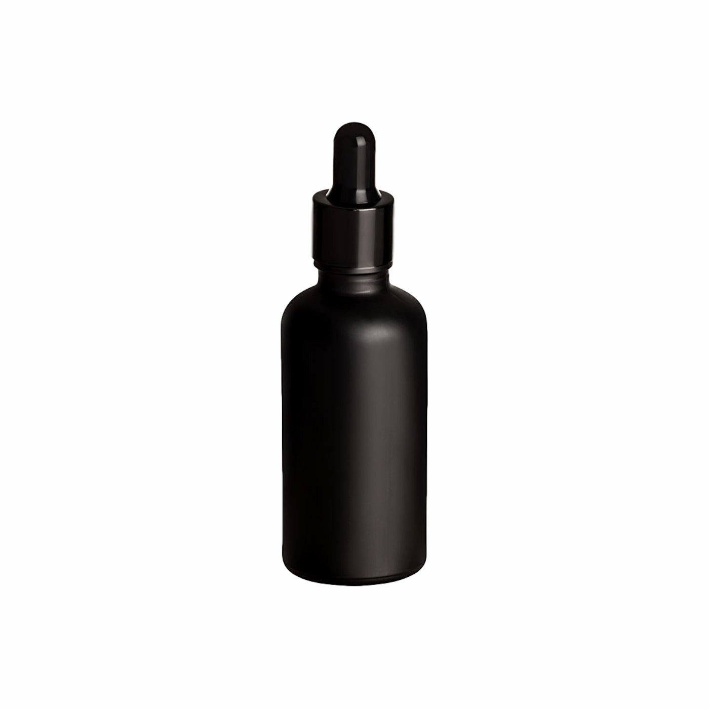 50 ml Pipettenflasche matt Schwarz mit Pipettengarnitur
